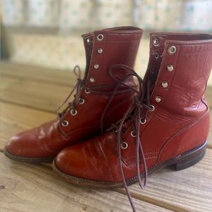 Vintage Justin leather boots size 6